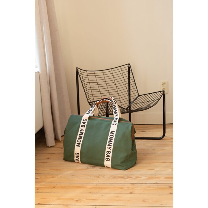 Сумка Childhome Mommy bag Signature canvas green — Photo 21