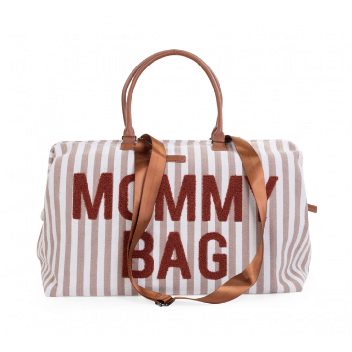 Сумка Childhome Mommy bag stripes nude/terracotta — Photo 14