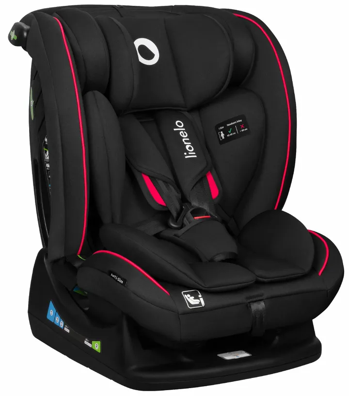 Дитяче автокрісло Lionelo AART I-SIZE BLACK CARBON RED — Photo 12