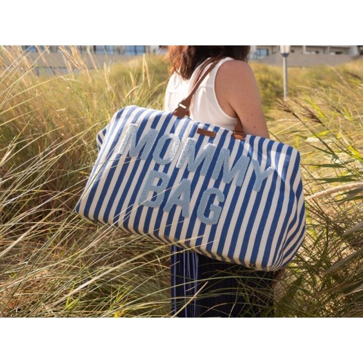 Сумка Childhome Mommy bag stripes electric blue — Photo 20