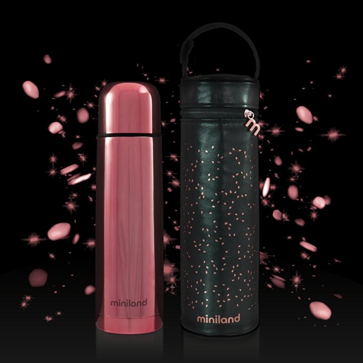 Термос питний 500 мл у комплекті з термосумкою DELUXE THERMOS ROSE — Photo 7