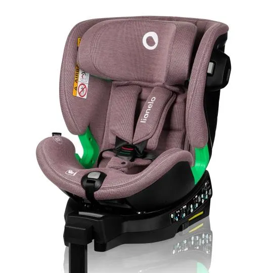Дитяче автокрісло Lionelo HARMONY I-SIZE PINK MAUVE BAMBOO — Photo 3