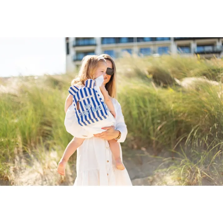 Рюкзак дитячий Childhome My first bag stripes electric blue, арт. CWKIDBSTBL — Photo 11