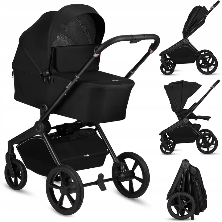 Універсальна коляска 2 в 1 Lionelo FREYA 2IN1 BLACK ONYX — Photo 7