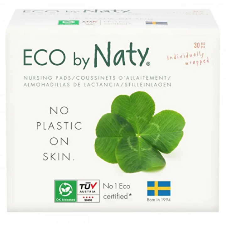 Лактаційні вкладиші до бюстгалтера Eco By Naty 30 шт