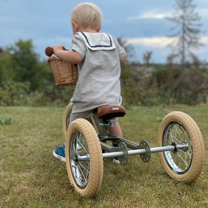 Триколісний балансуючий велосипед Trybike 2 в 1 (колір оливковий) — Photo 16