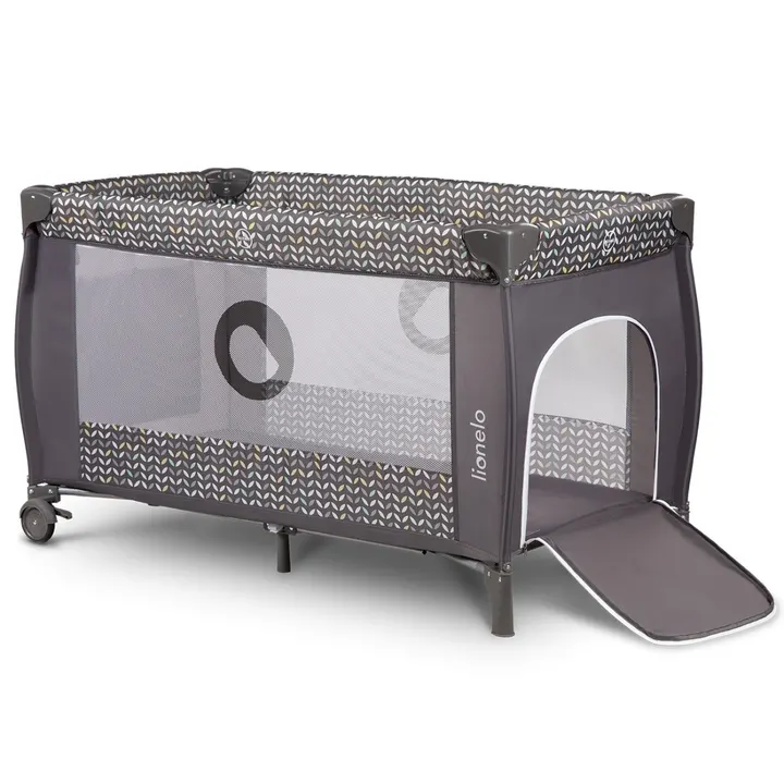 Ліжечко-манеж Lionelo SVEN PLUS GREY SCANDI — Photo 5