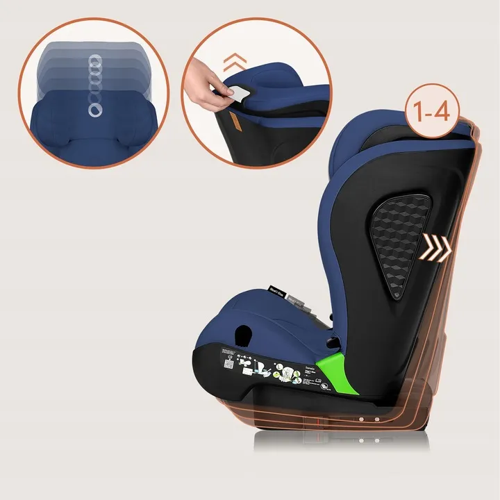 Дитяче автокрісло Lionelo NEAL I-SIZE BLUE NAVY — Photo 7