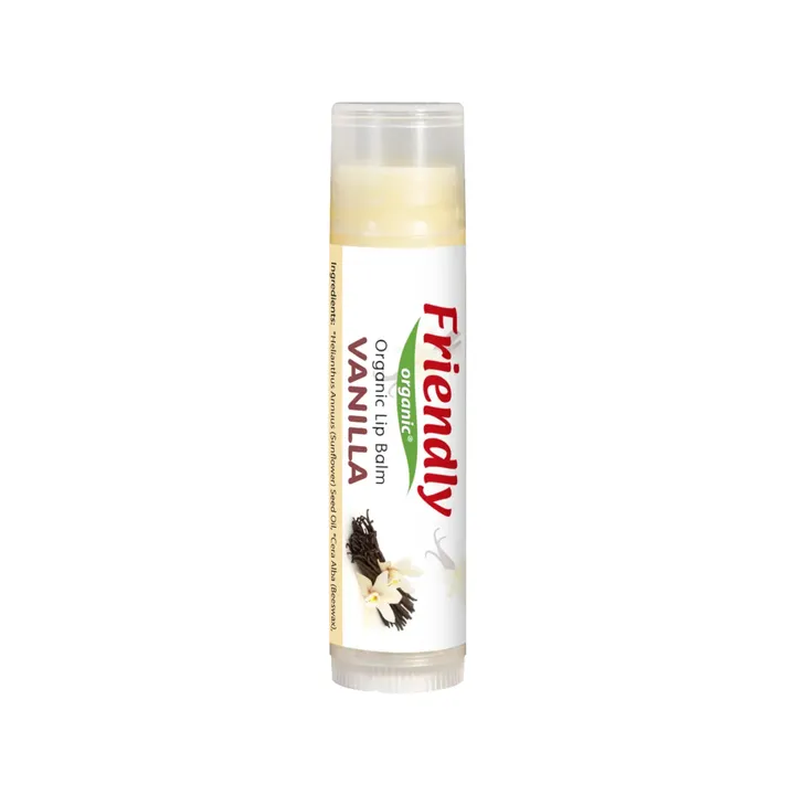 Органічний бальзам для губ Friendly Organic ваніль 4,25 гр — Photo 11