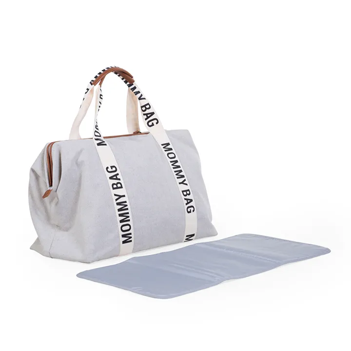 Сумка Childhome Mommy bag Signature canvas off white, арт. CWMBBSCOW — Photo 18