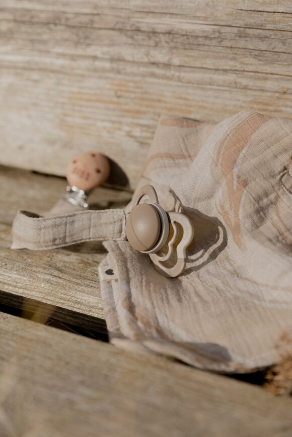 Тримач для пустушки BIBS Pacifier Clip Braided Sand — Photo 27