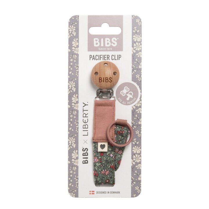 Тримач для пустушки BIBS x Liberty Pacifier Clip – Chamomile Lawn Woodchuck — Photo 6