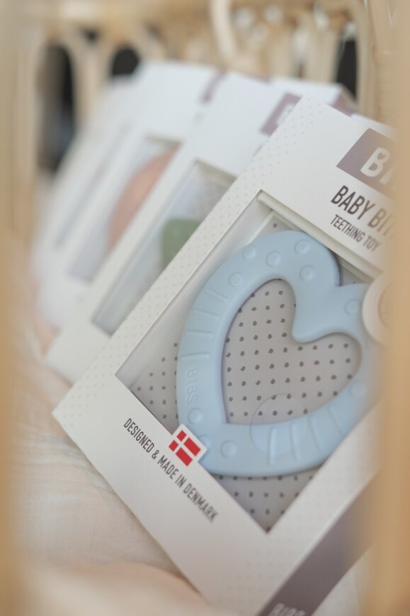 Іграшка гризунець BIBS Baby Bitie Heart Ivory, вік 3+ міс — Photo 10