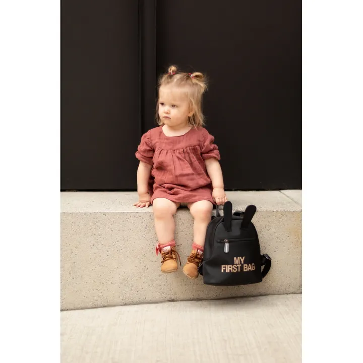 Рюкзак дитячий Childhome My first bag black/gold, арт. CWKIDBBL — Photo 13