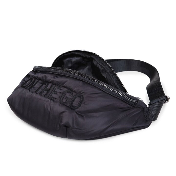 Сумка через плече Childhome Banana bag puffered black — Photo 20