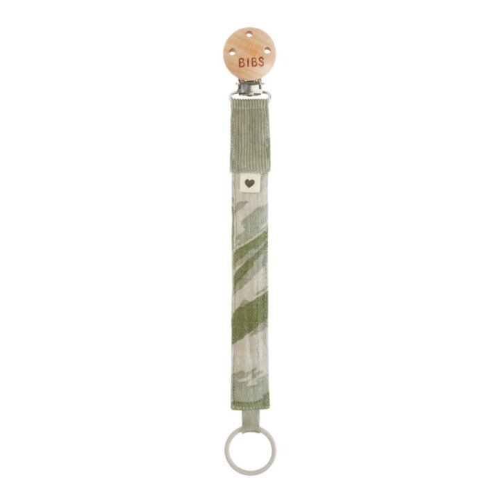 Тримач для пустушки BIBS Pacifier Clip Tie Dye Camo Green — Photo 2