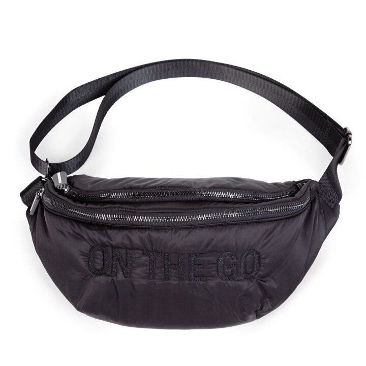 Сумка через плече Childhome Banana bag puffered black — Photo 14