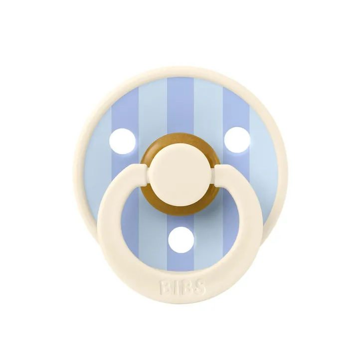 Пустушка Studio Colour Latex Round (кругла) Block – Ivory / Dusty Blue 0-6 міс. — Photo 5