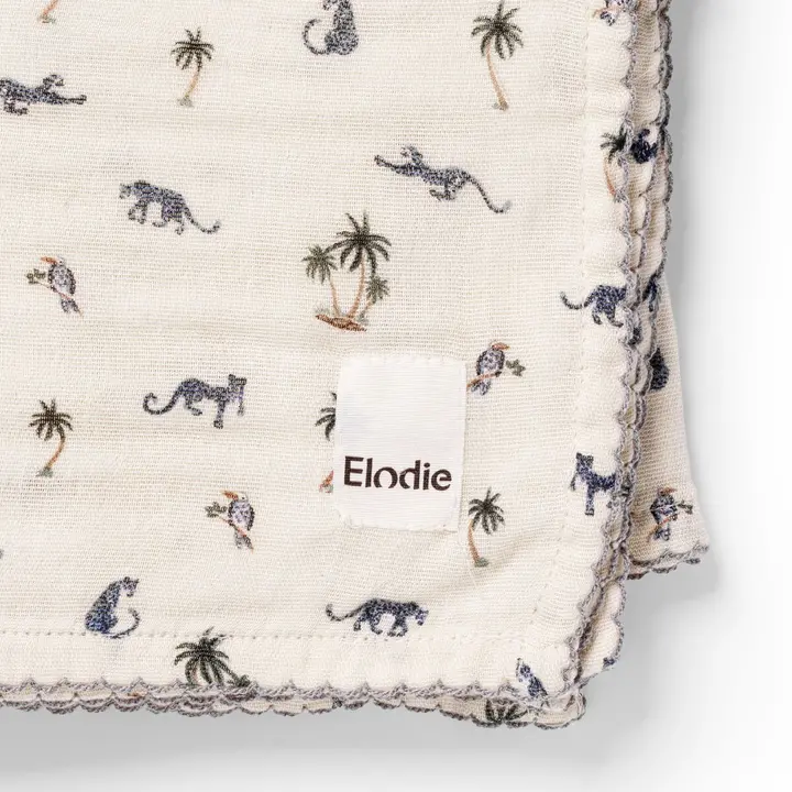 Плед Elodie Details Soft Cotton Blanket Garden Leo's Resort — Photo 20