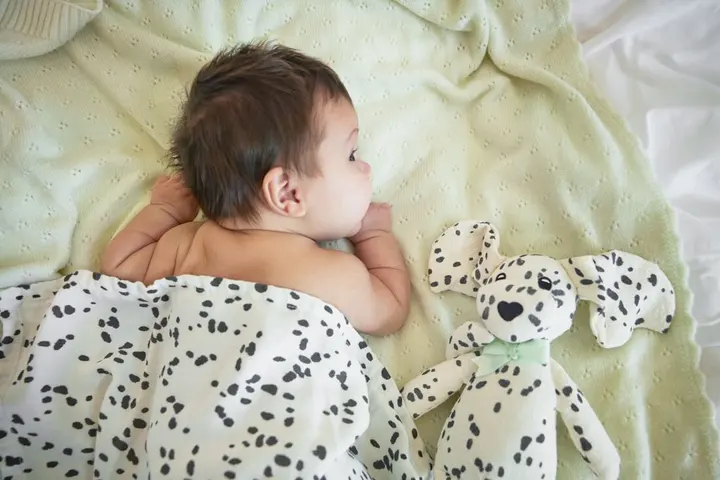 Плед Elodie Details Bamboo Muslin Blanke Dalmatian Dots — Photo 7