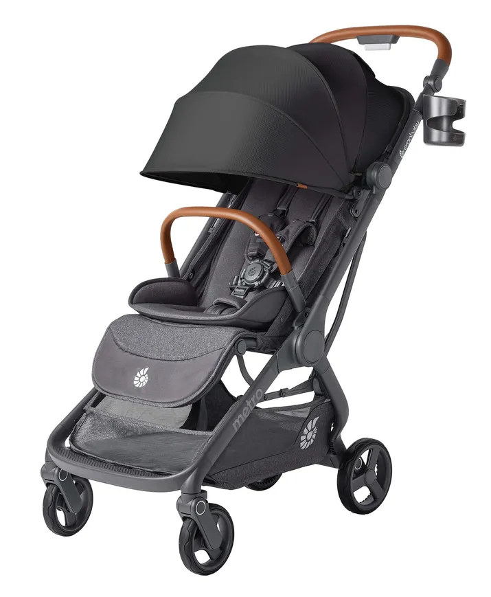 Коляска дитяча Ergobaby Metro 3 Deluxe Stroller - Jet Black — Photo 8