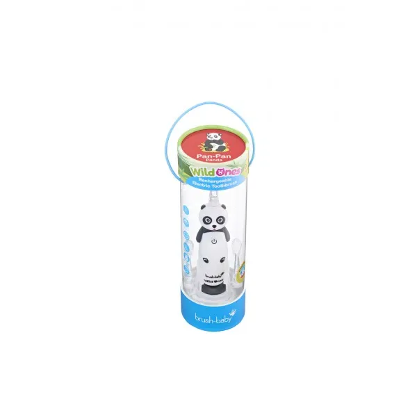 Електрична зубна щітка Sonic Toothbrush (0-10 років) - Пан Панда, (Brush-baby) — Photo 9