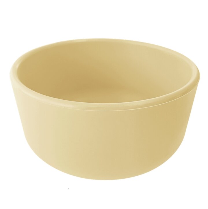 Глибока тарілка силіконова MinikOiOi Bowl - Mellow Yellow