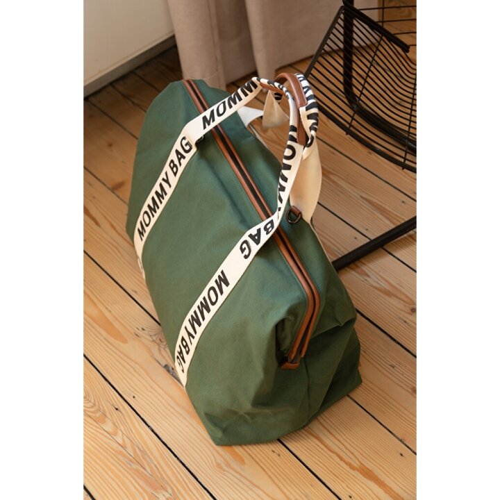 Сумка Childhome Mommy bag Signature canvas green — Photo 19