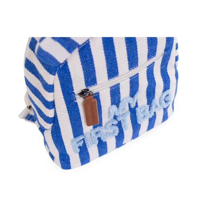 Рюкзак дитячий Childhome My first bag stripes electric blue, арт. CWKIDBSTBL — Photo 14
