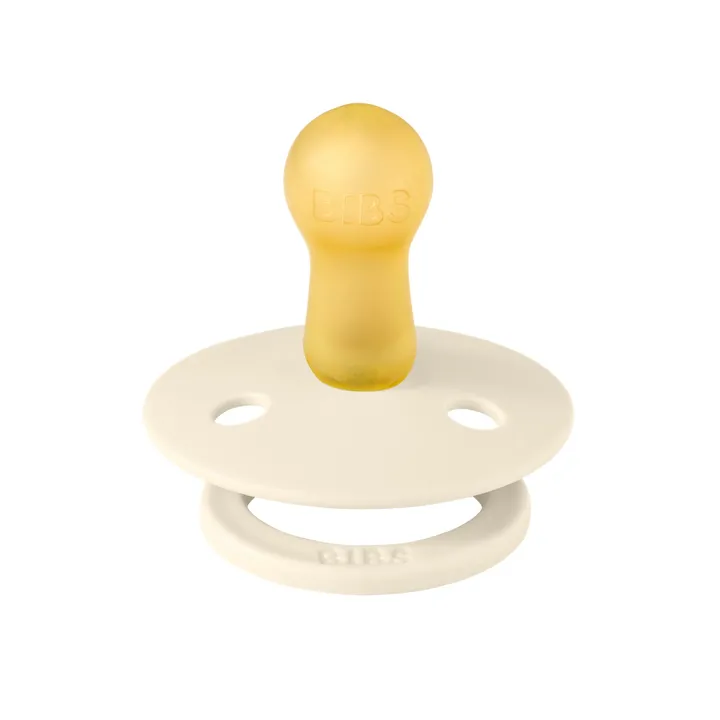 Пустушка Studio Colour Latex Round (кругла) Block – Ivory / Vanilla 0-6 міс. — Photo 5