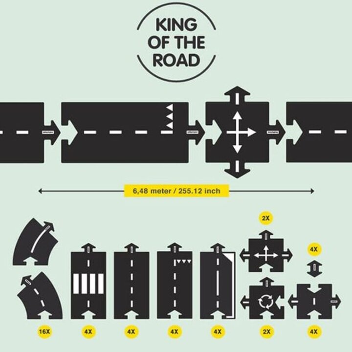 Гнучка автомобільна дорога &quot;Королівська дорога&quot; (40 дорожніх частин, довжина 648 см) — Photo 18