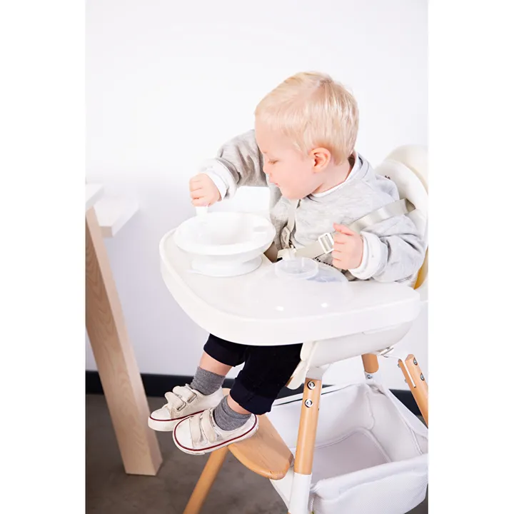 Столик до стільця для годування Childhome Evolu white, арт. CHEVOTSAW — Photo 11