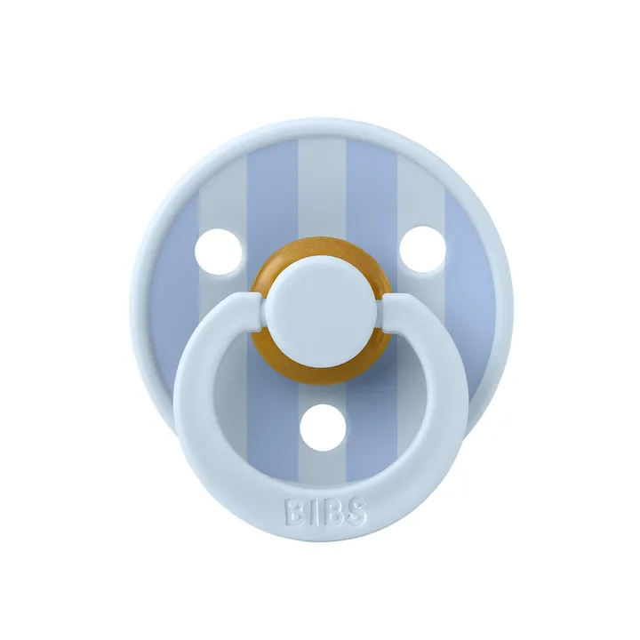 Пустушка Studio Colour Latex Round (кругла) Block – Baby Blue / Dusty Blue 6-18 міс. — Photo 6