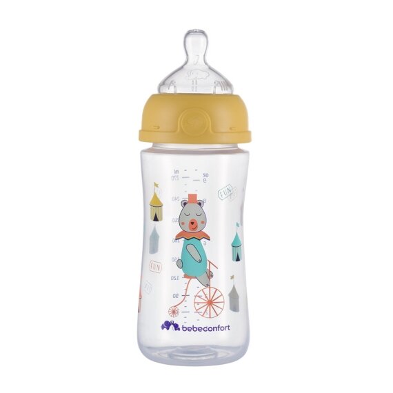 Пляшечка для годування BEBE CONFORT EMO PP 270ML T1 FF жовта