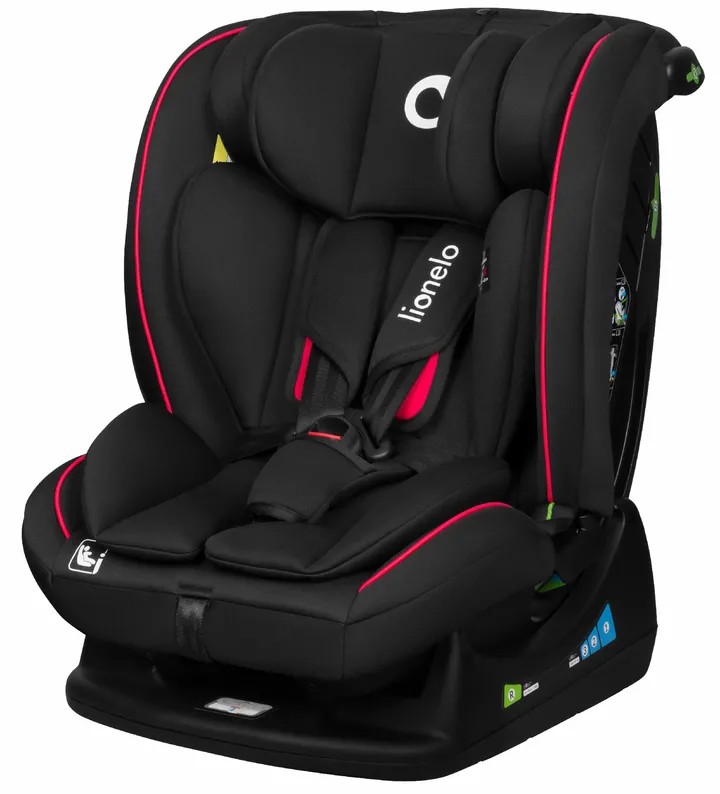 Дитяче автокрісло Lionelo AART I-SIZE BLACK CARBON RED — Photo 11