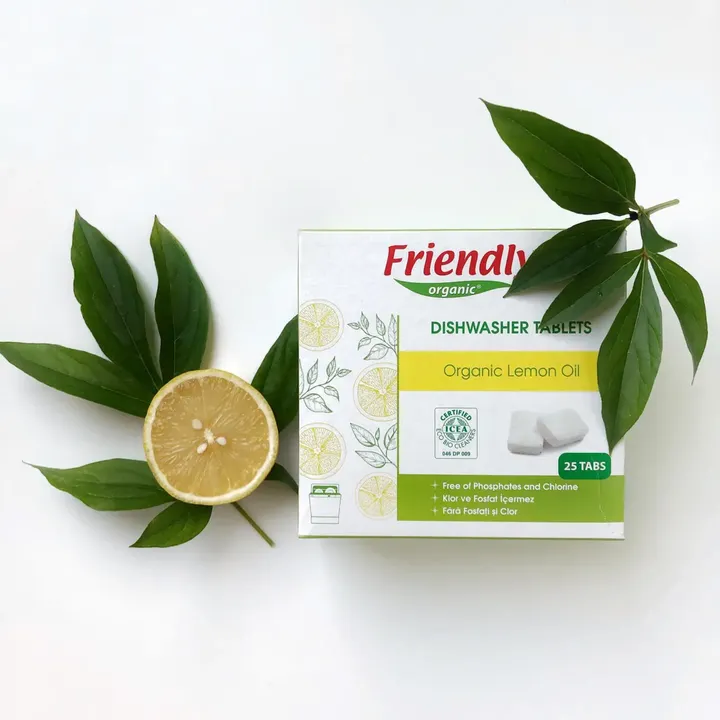 Органічні таблетки для посудомийної машини Friendly Organic 25 шт — Photo 14