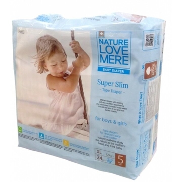 Підгузки NatureLoveMere Super Slim WW ХL