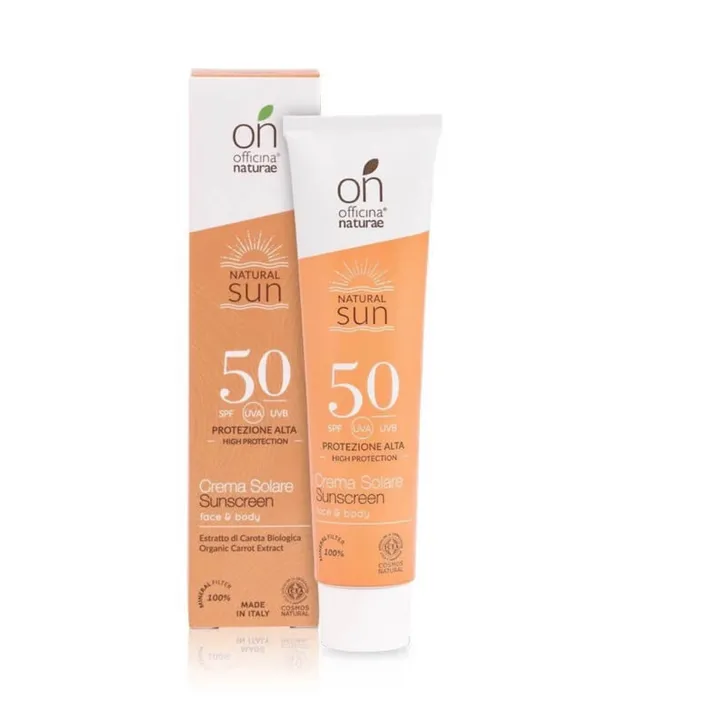 Органічний cонцезахисний флюїд SPF 50 в алюмінієвій тубі Officina Naturae, 75 мл — Photo 19