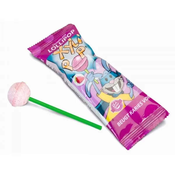 Льодяник з ксилітолом на паличці Xylipop (25 шт), (Miradent) — Photo 3