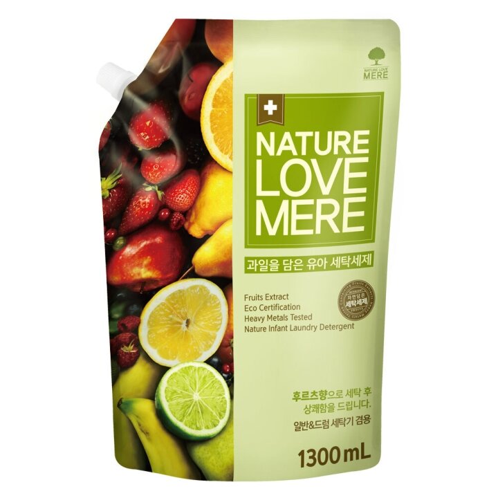 Гель для прання дитячого одягу з екстрактом фруктів NatureLoveMere 1,3л