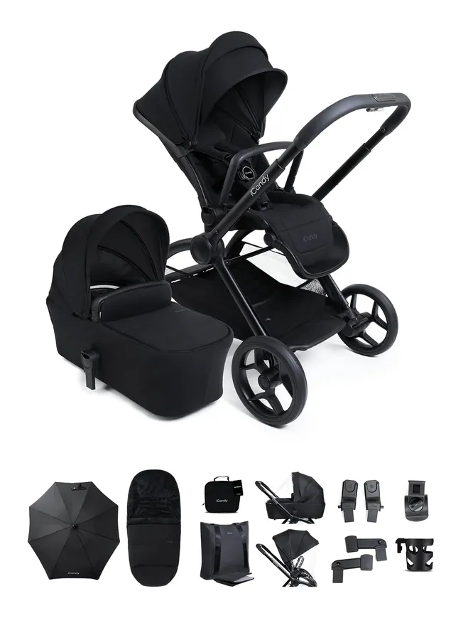 Дитячий візочок 2 в 1 iCandy Core2 Black — Photo 12