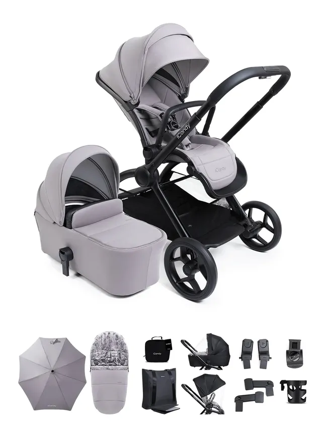 Дитячий візочок 2 в 1 iCandy Core2 Storm Gray — Photo 12