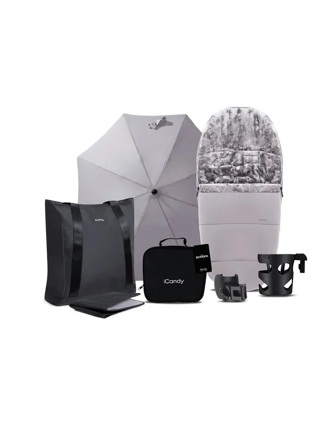 Дитячий візочок 2 в 1 iCandy Core2 Storm Gray — Photo 21