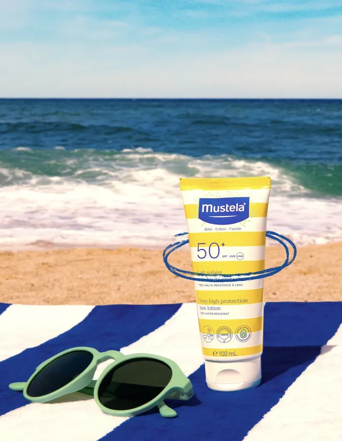 Сонцезахисний лосьон Mustela з високим ступенем захисту SPF 50+, 100 мл — Photo 8