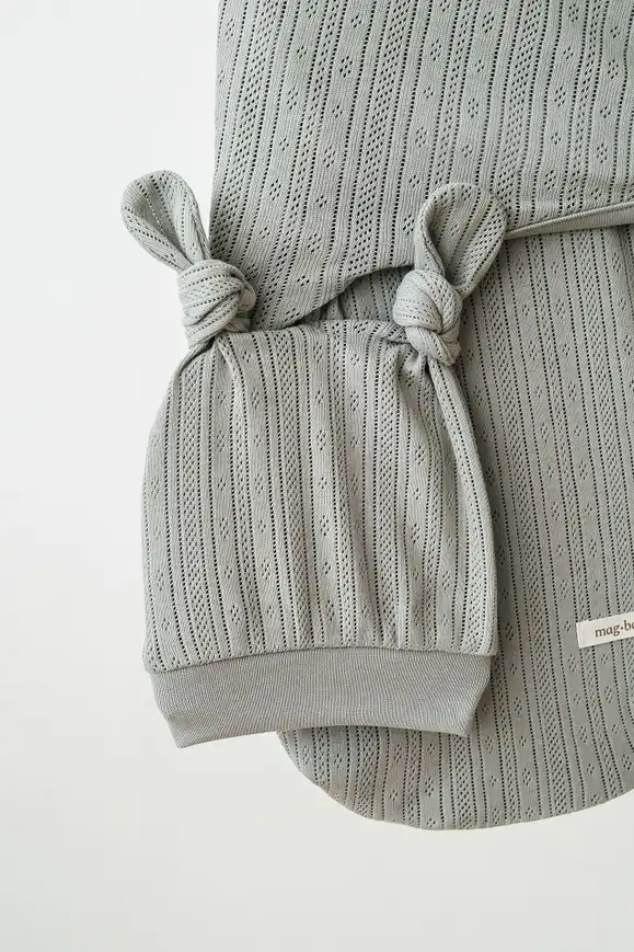 Євро пелюшка на липучці з шапочкою Wind, Сиза 0-3 міс — Photo 5