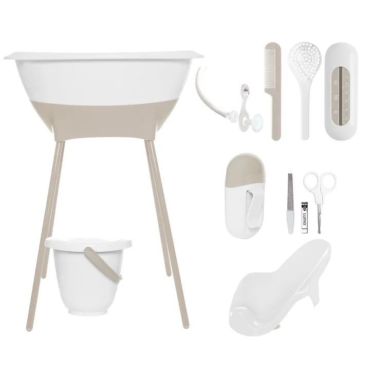 Дитяча ванночка комплект 8 в 1 LUMA White — Photo 10