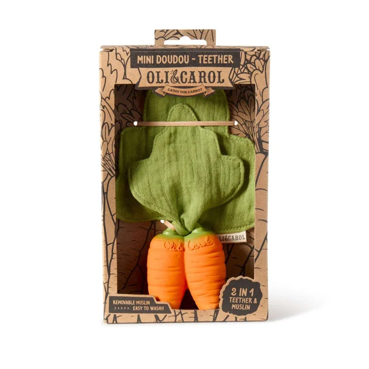 Мінікомфортер-прорізувач Oli&amp;Carol Cathy the Carrot — Photo 6