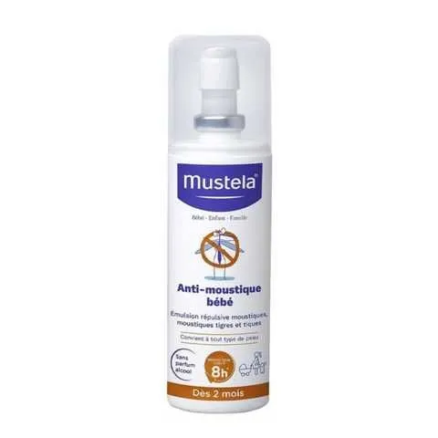 Спрей від комарів і кліщів для дітей і всієї родини Mustela 100 мл