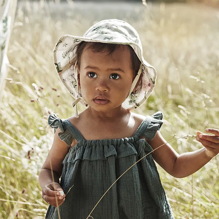 Капелюх від сонця Elodie Detail Sun Hat Meadow Blossom ELODIE 6-12 month — Photo 10