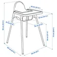 Стільчик для годування Ikea Antilop Blue (очікувати 2-3 дні) — Photo 1